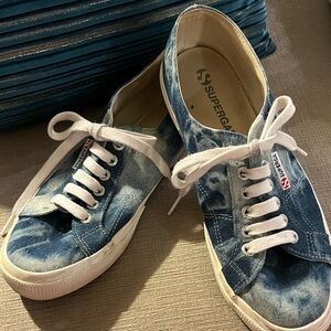 Superga Denim Blue Casual Sneakers